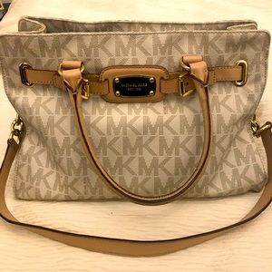 Michael Kors logo handbag.